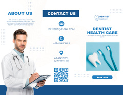 Dental Health Care Services Ad with Doctor