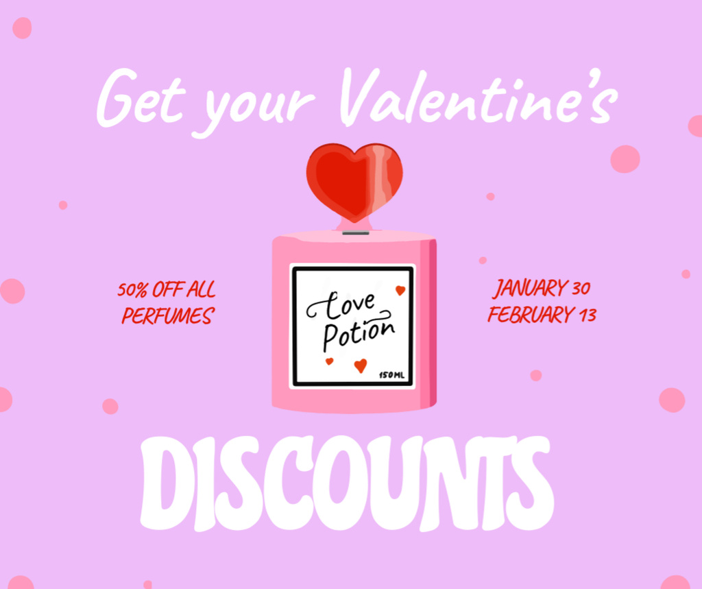 Special Offer on Valentine's Day Facebook Design Template