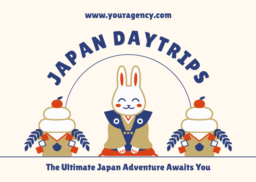 Trip to Japan Offer Card – шаблон для дизайна