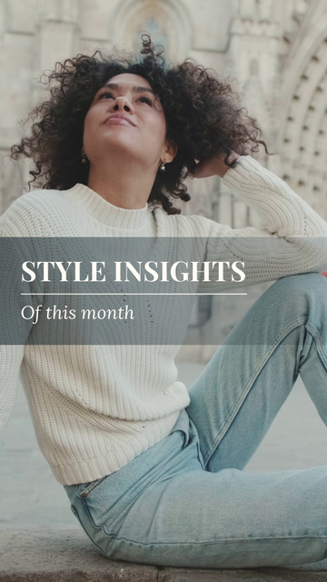 Set Of Style Insights And Tips For Individual Styling TikTok Videoデザインテンプレート