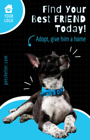 Ontwerpsjabloon van IGTV Cover van Honden adoptie centrum