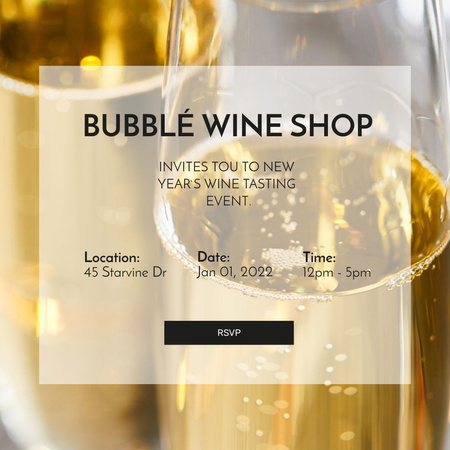 Platilla de diseño Wine Store Services Offer Instagram