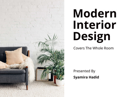 Interior Designer's Personal Presentation Design Template