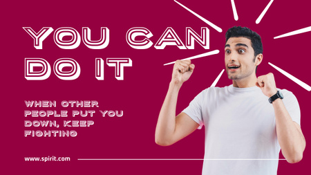 You Can Do It Youtube Thumbnailデザインテンプレート