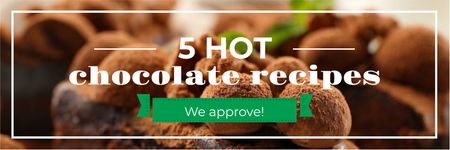 Hot chocolate Recipes Email header Design Template
