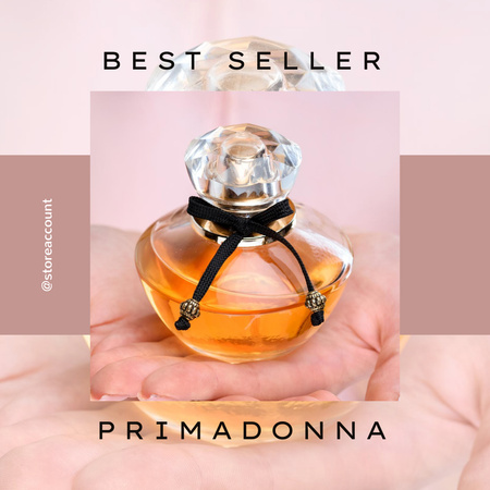 Best Seller of Fragrance Announcement Instagram Design Template