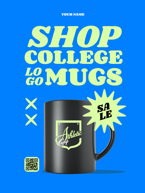College Merch Offer Poster 36x48in Design Template