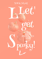 Spooky Pumpkins With Discount For Halloween