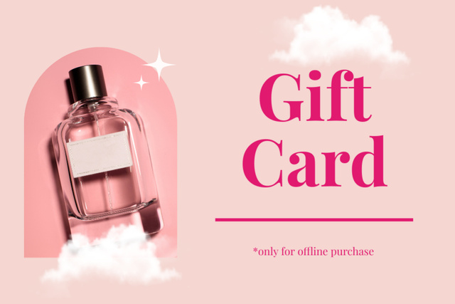 Free New Fragrance Tester Gift Certificate Design Template