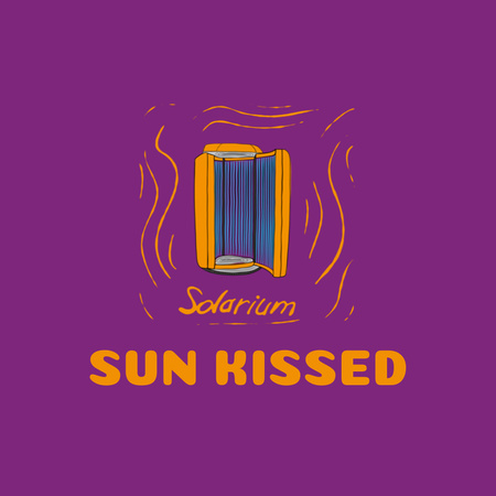 Modèle de visuel Offre de services de solarium moderne - Animated Logo