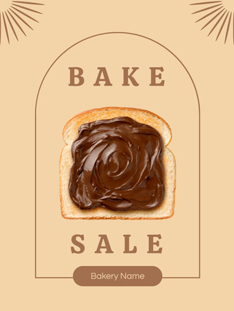 Designvorlage Bakery Sale Announcement
 für Poster US
