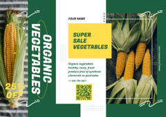 Organic Veggies With Corn Sale Offer