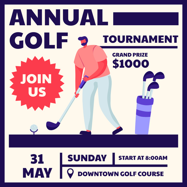 Annual Golf Tournament Announcement