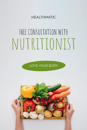 Nutritionist Services Offer Flyer 4x6in Design Template
