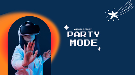 Virtual Reality Blog Promotion Youtube Modelo de Design