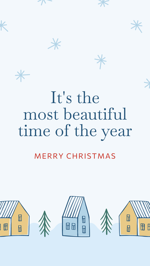 Plantilla de diseño de Winter Holiday Merry Christmas Instagram Story 