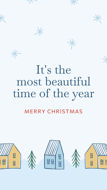 Winter Holiday Merry Christmas Instagram Story – шаблон для дизайна