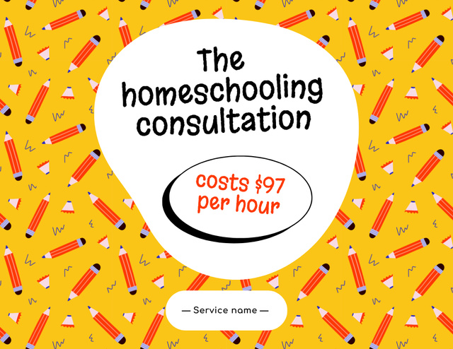 Exciting Home Education Offer Flyer 8.5x11in Horizontal Design Template