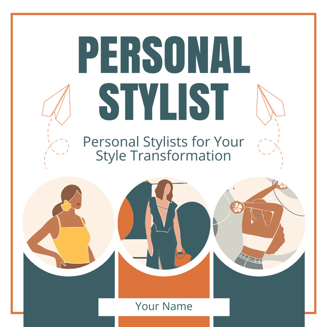 Clothes and Accessories Styling Services Instagram Design Template
