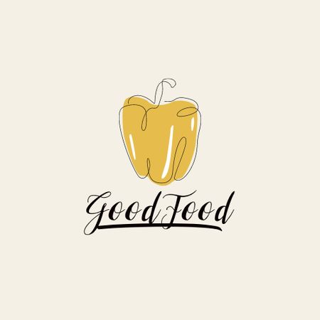 Platilla de diseño School Food Ad Animated Logo