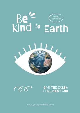 Planet Care Awareness Poster A3 Design Template