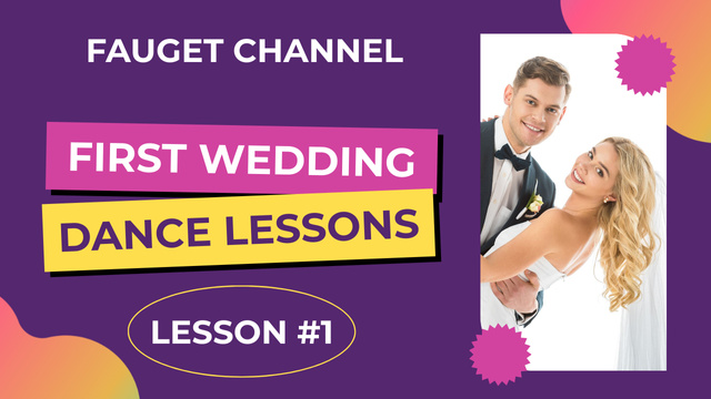 Designvorlage Blog with Wedding Dance Lessons für Youtube Thumbnail