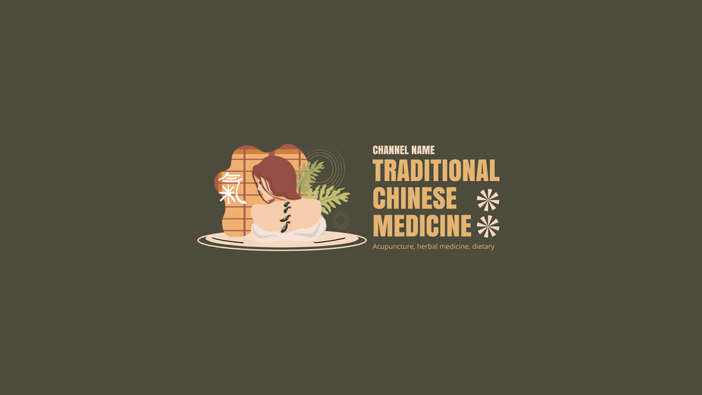 Szablon projektu Traditional Chinese Medicine And Practices Vlog Youtube