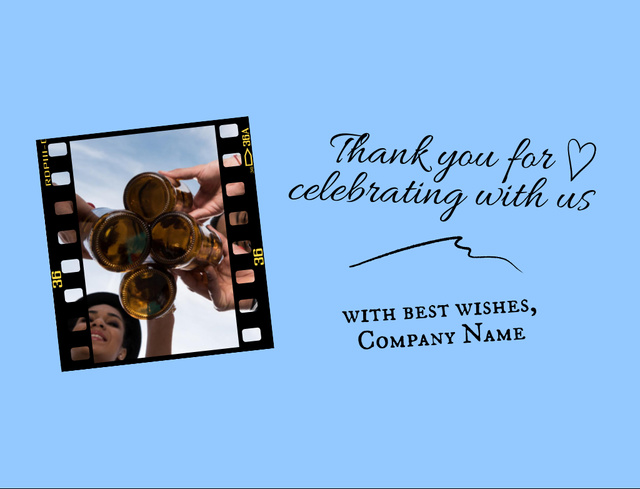 Oktoberfest Event Celebrating Together With Best Wishes Postcard 4.2x5.5in – шаблон для дизайну