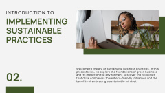 Sustainable Green Business Practices and Statistics
