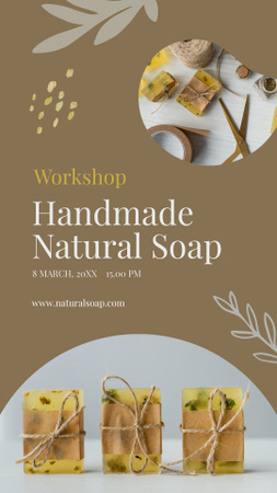 Platilla de diseño Soap Making Workshop Offer Instagram Story