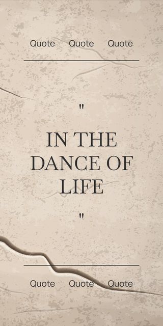 Quote About Life On Textured Background Graphic – шаблон для дизайна