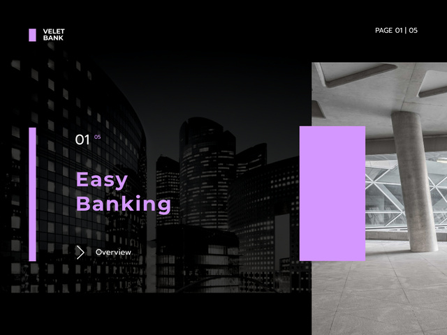 Banking Services Offer Presentation – шаблон для дизайну