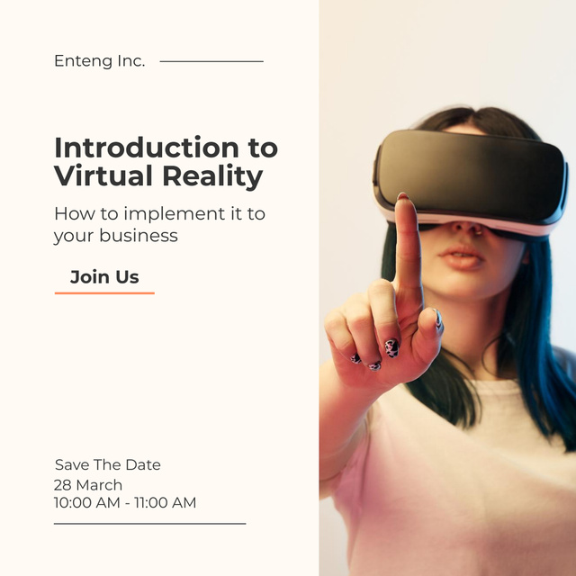 Modèle de visuel Secrets Of Implementing VR Glasses In Business - Instagram