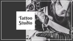 Tattoo Studio Ad With Samples of Artworks