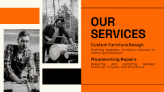 Custom Woodworks Offer on Orange