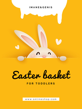 Easter Holiday Celebration Announcement Poster 36x48in Design Template