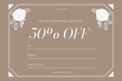 Discount Offer on Wedding Bouquets