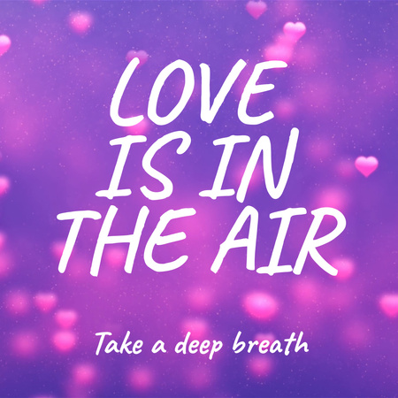 Гирлянда для романтического свидания с сердечками на День святого Валентина Animated Post – шаблон для дизайна