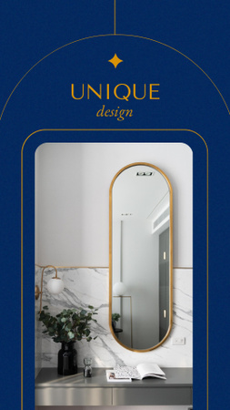 Interior Design Offer with Stylish Room Instagram Story tervezősablon