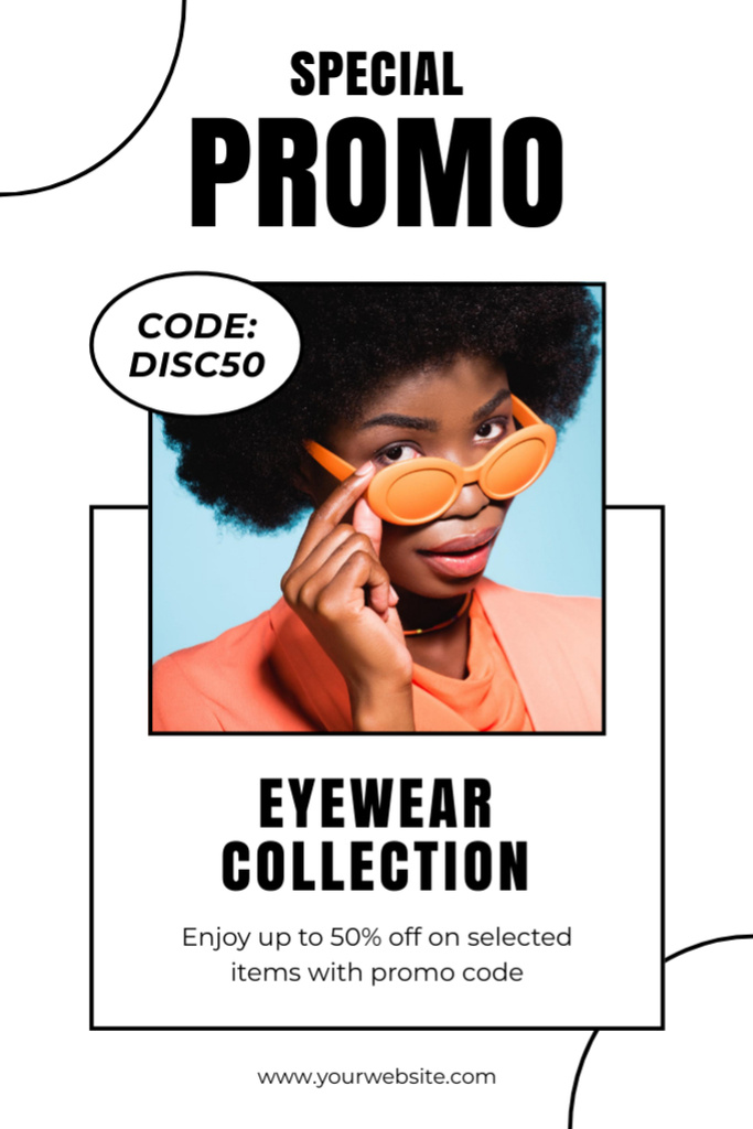 Special Promo Collection Sunglasses Tumblr Šablona návrhu