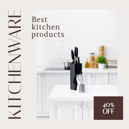 Kitchenware Sale Offer Instagram Design Template