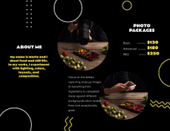 Food Photographer Services Offer with Compositions