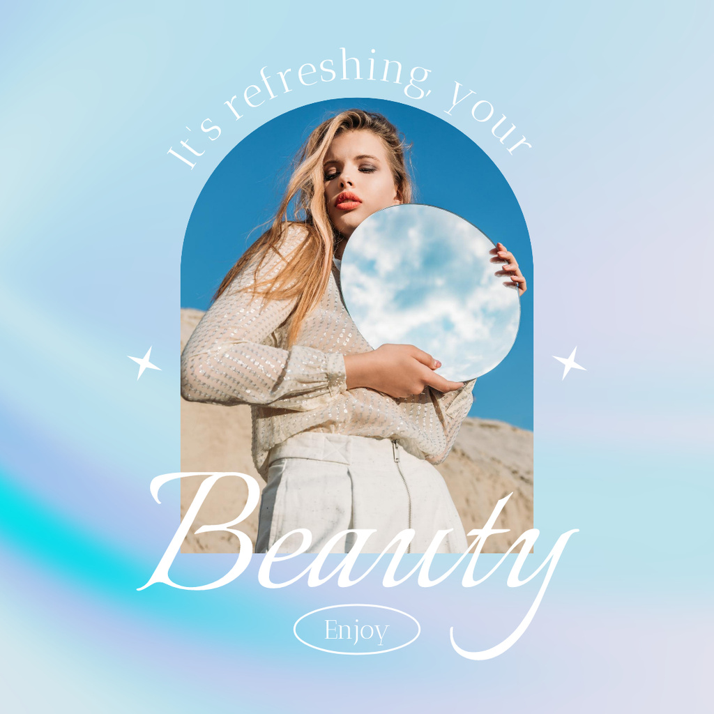 Ontwerpsjabloon van Instagram van Beauty Product for Women Promotion