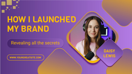 Personal Experience In Launching Brand With Tips Full HD video Design Template
