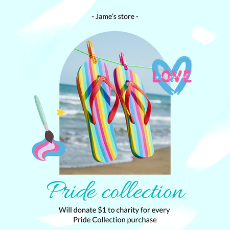Platilla de diseño Pride Month Sale Announcement Instagram