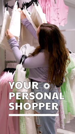 Ontwerpsjabloon van TikTok Video van Tijdbesparende Personal Shopper-serviceaanbieding