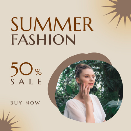 Exclusive Announcement for Sale on Fashion Collection Instagram Design Template