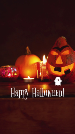Modèle de visuel Trucs et costumes d'Halloween macabres avec des réductions - TikTok Video