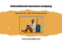 Advertisement for International Insurance Company with African American Traveling
