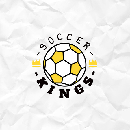 Ontwerpsjabloon van Logo van Emblem of Soccer Club